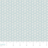 Garden Seeds Collection-Hexies-Blue-100% Cotton 66230107-01