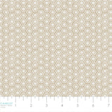 Collection Semences de Jardin-Hexagones-Brun Clair-100% Coton-66230107-03