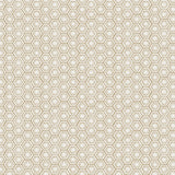 Collection Semences de Jardin-Hexagones-Brun Clair-100% Coton-66230107-03