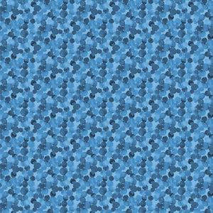 Sweet Summer Collection-Spots-Blue-100% Cotton 66230205-03
