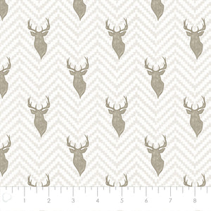 Fleece and Flannel 2024 Catalog-Rustic Textured Stags-Cream-Cotton Flannel-66230301B-01