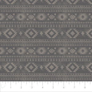Fleece and Flannel 2024 Catalog-Textured Geo Stripe-Charcoal-Cotton Flannel-66230302B-01
