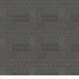 Collection Chalets de l'Ours Noir-Patchwork Géométrique Texturée-Charbon-66230303-02