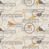 Song Bird Collection-Song Bird Melody-Cream-Quilting Fabrics-66240101-01