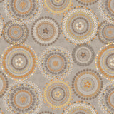 Song Bird Collection-Mandalas-Taupe-Quilting Fabrics-66240102-02