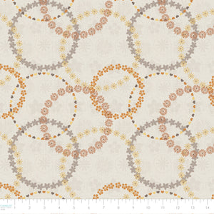 Song Bird Collection-Floral Chains-Cream-Quilting Fabrics-66240103-01