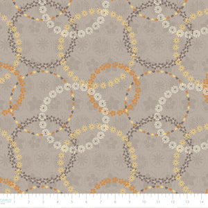 Song Bird Collection-Floral Chains-Taupe-Quilting Fabrics-66240103-02