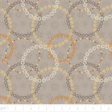 Song Bird Collection-Floral Chains-Taupe-Quilting Fabrics-66240103-02