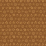 Song Bird Collection-Floral Coins-Light Brown-Quilting Fabrics-66240105-01