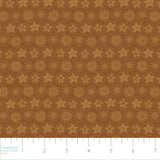 Song Bird Collection-Floral Coins-Light Brown-Quilting Fabrics-66240105-01