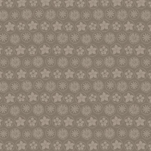 Song Bird Collection-Floral Coins-Taupe-Quilting Fabrics-66240105-02