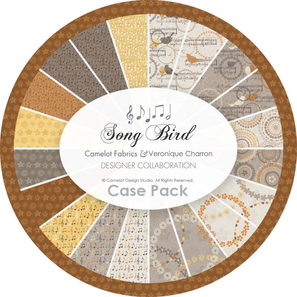 Song Bird Collection Case Pack (150 Yards)-Multi-Quilting Fabrics-66240106CASE