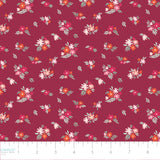 Blooming Hearts Collection-Fluttering Florals-Burgundy-66240203-02
