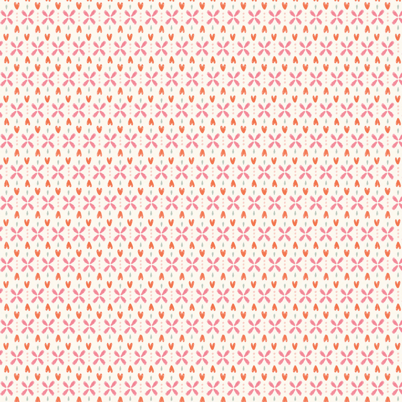 Blooming Hearts Collection-Hearts and Kisses-Cream-66240206-01