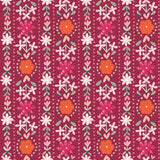 Blooming Hearts Collection-Sweetheart Stripes-Burgundy-66240207-02