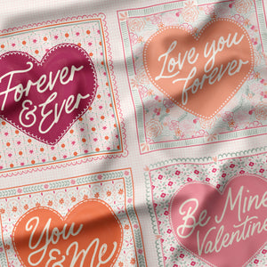 Blooming Hearts Collection-Love Letter Panel-Multi-66240208P-01