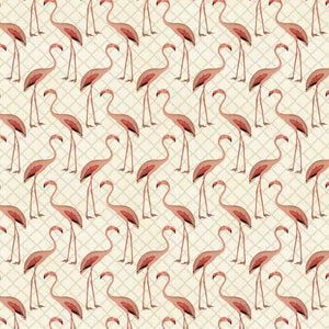Palm Paradise Collection-Proud Flamingos-Cream-66240305-01