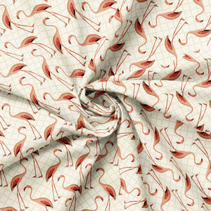 Palm Paradise Collection-Proud Flamingos-Cream-66240305-01