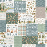 Living on Lake Time Collection-Retreat Patchwork-Multi-100% Cotton-66250102-01