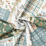 Living on Lake Time Collection-Retreat Patchwork-Multi-100% Cotton-66250102-01