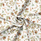 Living on Lake Time Collection-Forest Foliage-Off-White-100% Cotton-66250103-01