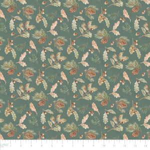 Living on Lake Time Collection-Forest Foliage-Dark Green-100% Cotton-66250103-02