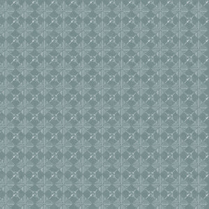 Living on Lake Time Collection-Rustic Tiles-Denim-100% Cotton-66250105-02