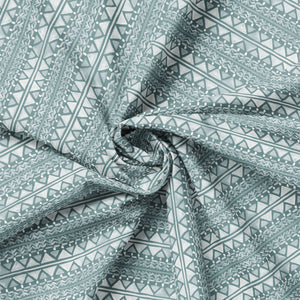 Living on Lake Time Collection-Mountain Stripe-Denim-100% Cotton-66250106-01