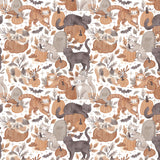 Pumpkins and Paws Collection-Pumpkins and Paws-White-100% Cotton-66250201-01