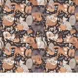 Pumpkins and Paws Collection-Pumpkins and Paws-Charcoal-100% Cotton-66250201-02