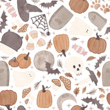 Pumpkins and Paws Collection-Soft Hallows' Eve-White-100% Cotton-66250202-01