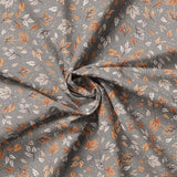 Pumpkins and Paws Collection-Witchy Leaves-Grey-100% Cotton-66250203-01