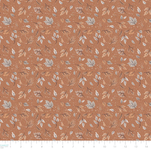 Pumpkins and Paws Collection-Witchy Leaves-Orange-100% Cotton-66250203-02