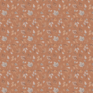 Pumpkins and Paws Collection-Witchy Leaves-Orange-100% Cotton-66250203-02