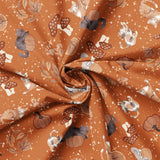 Pumpkins and Paws Collection-Forest Witch Familiars-Orange-100% Cotton-66250205-01