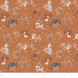 Pumpkins and Paws Collection-Forest Witch Familiars-Orange-100% Cotton-66250205-01