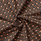 Pumpkins and Paws Collection-Pumpkin Trellis-Charcoal-100% Cotton-66250206-02