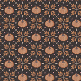 Pumpkins and Paws Collection-Pumpkin Trellis-Charcoal-100% Cotton-66250206-02