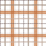 Pumpkins and Paws Collection-Harvest Plaid-White-100% Cotton-66250207-01