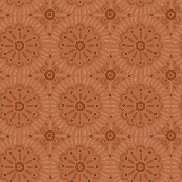 Pumpkins and Paws Collection-Medallions-Orange-100% Cotton-66250208-02