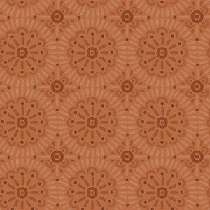 Pumpkins and Paws Collection-Medallions-Orange-100% Cotton-66250208-02