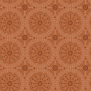 Pumpkins and Paws Collection-Medallions-Orange-100% Cotton-66250208-02