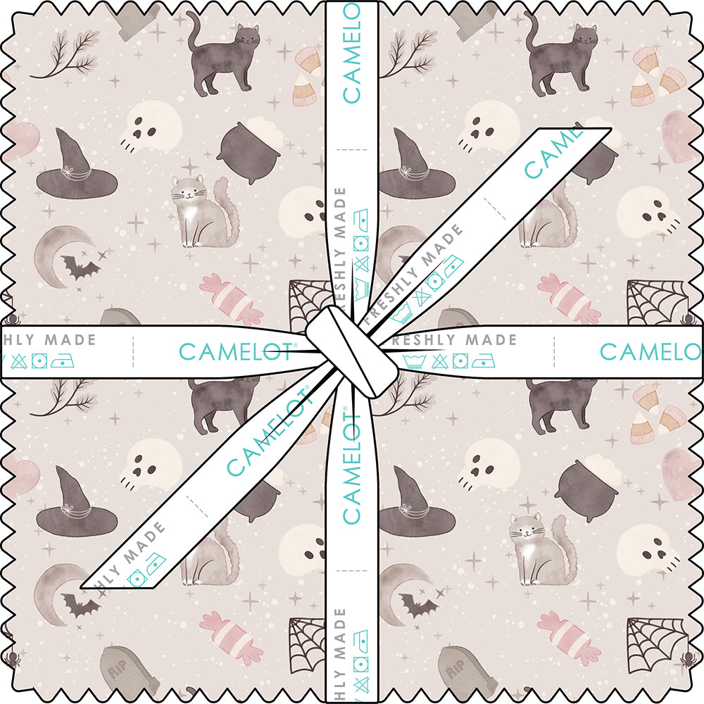 Pumpkins and Paws Collection 10" Squares (42 pieces)-Multi-100% Cotton-66250208SQU