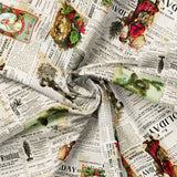 Collection Joie dans le Monde-Coupures de Journaux des Fêtes-Crème-66250501-01