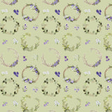 Blessings in Bloom Collection-Wreath Crowns-Quilting Cotton-Sage- 66250604-01
