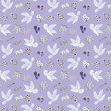 Blessings in Bloom Collection-Doves-Quilting Cotton- Light Purple -66250605-01