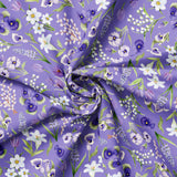 Blessings in Bloom Collection-Flower Field-Quilting Cotton- Purple -66250606-02