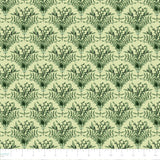 Blessings in Bloom Collection-Floral Scallop-Quilting Cotton- Sage -66250608-01