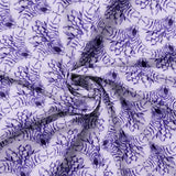 Blessings in Bloom Collection-Floral Scallop-Quilting Cotton- Light Purple -66250608-02