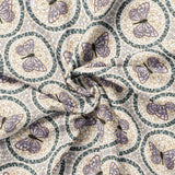 Collection Mosaïque Botanique-Mosaïque de Papillons-Gris-Coton-66250702-01